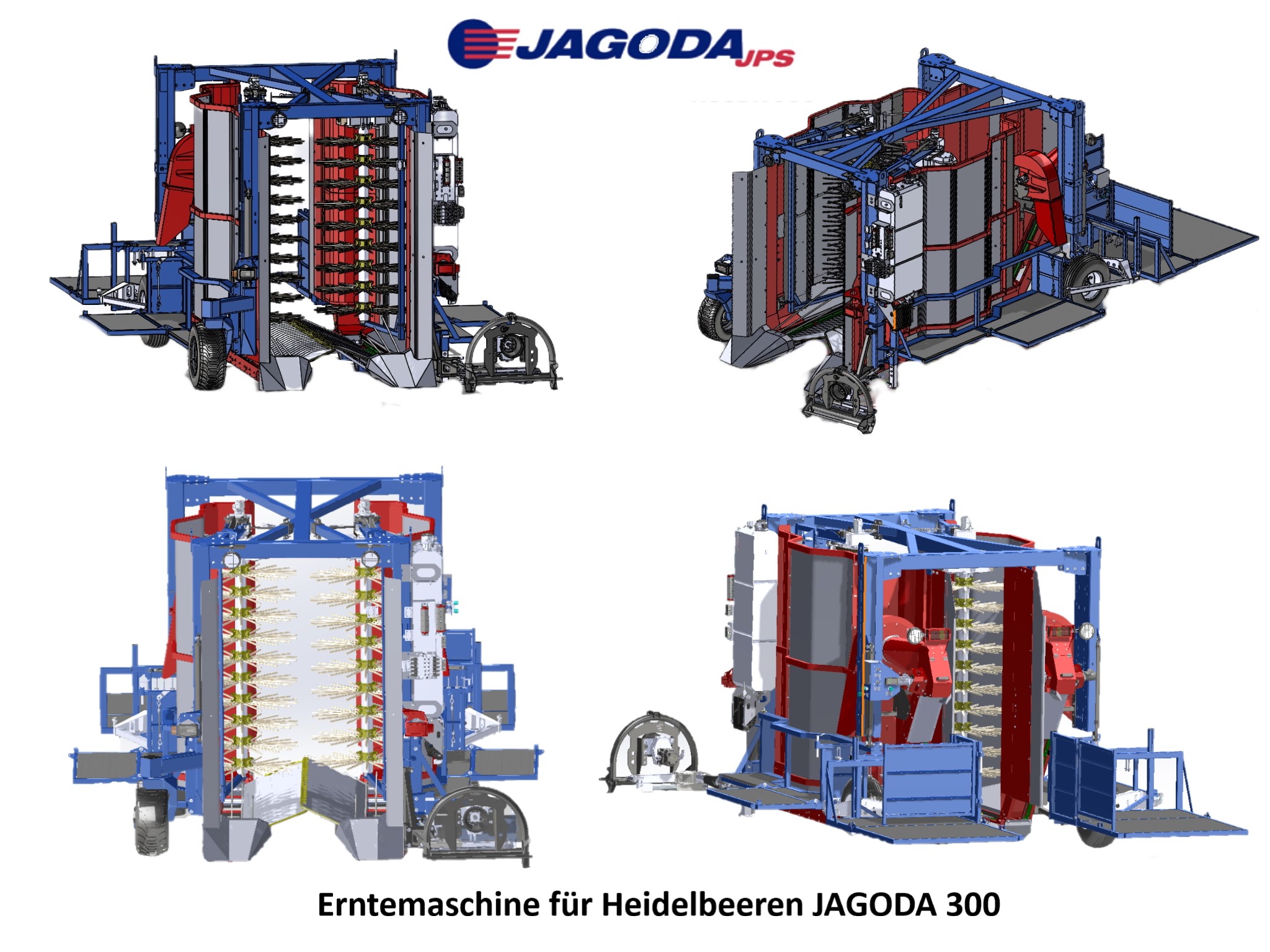 Blaubeere Maschinenernte JAGODA 300 JAGODA JPS Agromachines
